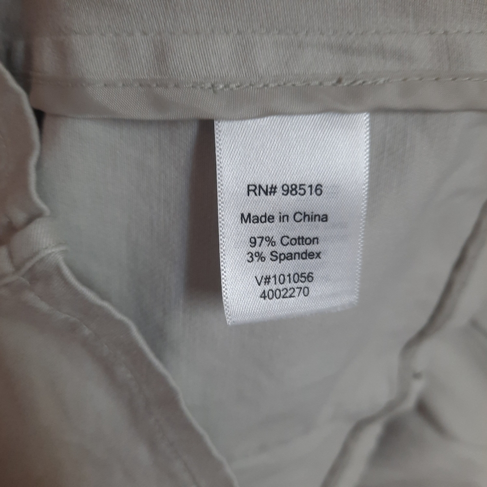 Coldwater Creek Size 14 Beige Cropped Jacket - Picture 4 of 4